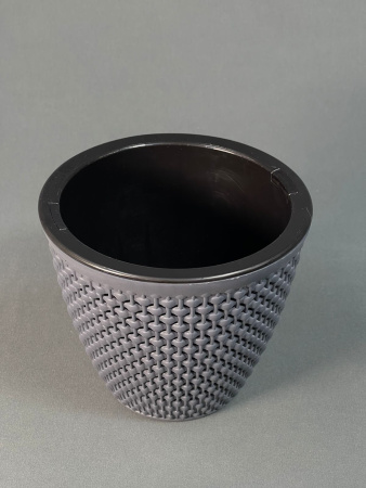 Кашпо для цветов Ротанг (1.6) Антрацит